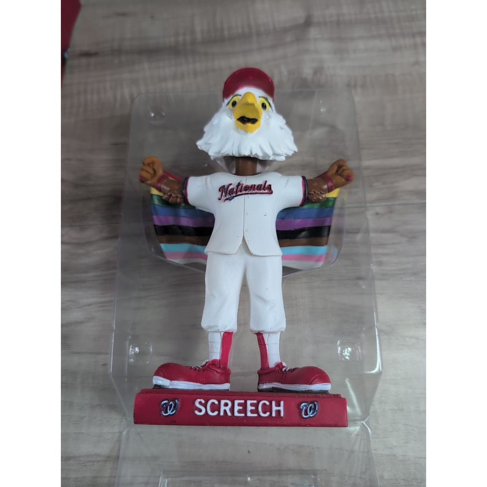 Washington Nationals Screech Night Out Bobblehead Pride Night 2023